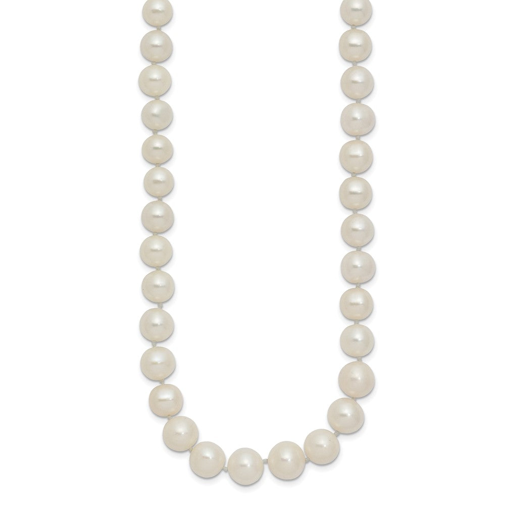 14k 7.5- White Freshwater Cultured Pearl Graduated Necklace