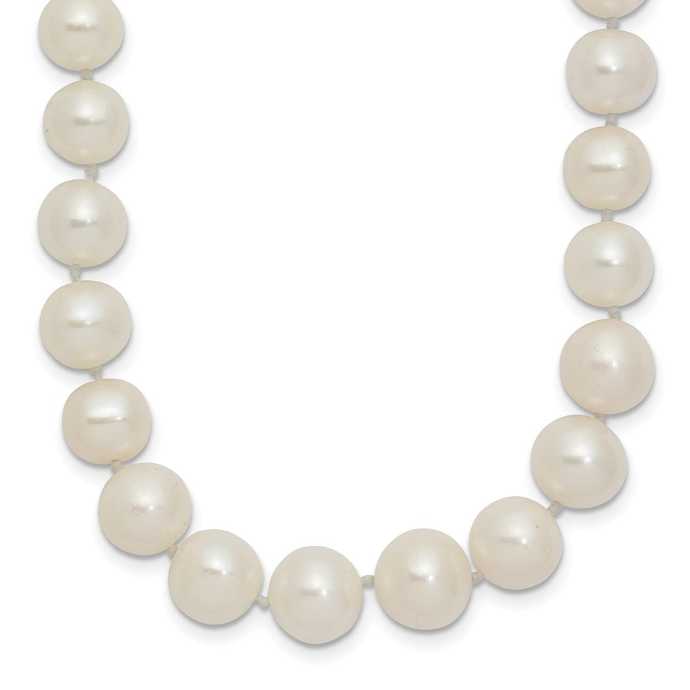 14k 7.5- White Freshwater Cultured Pearl Graduated Necklace