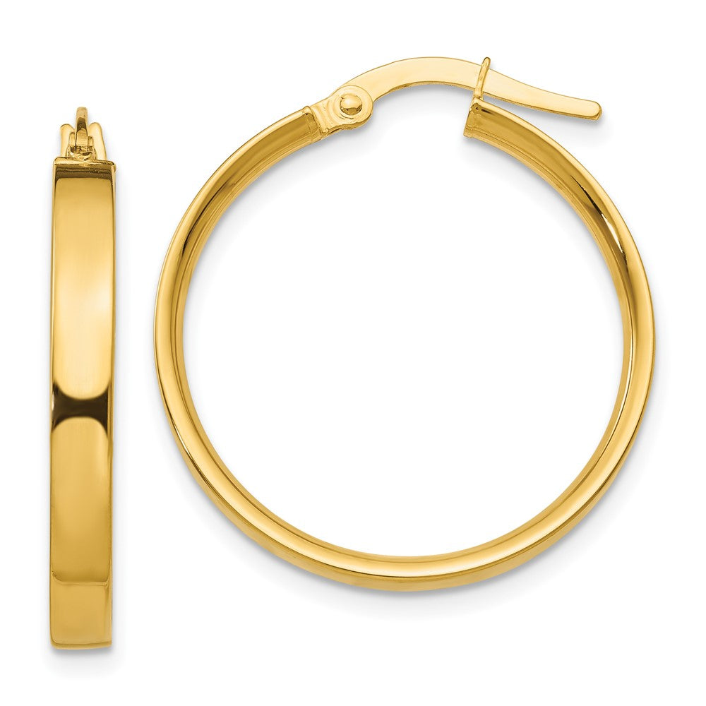14K Medium Hoop Earrings