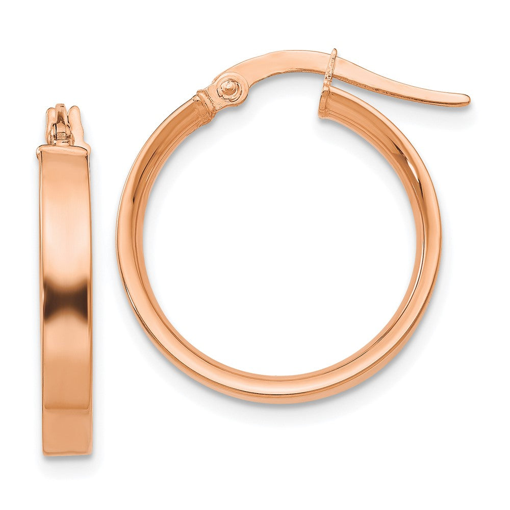 14K Rose Gold Small Hoop Earrings