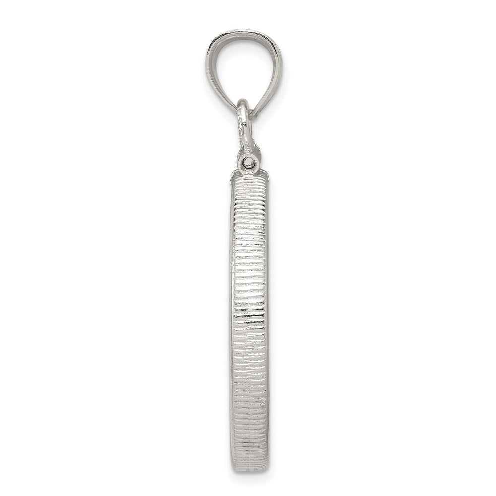 Wideband Distinguished Coin Jewelry Sterling Silver Polished 26.4 x Susan B. Anthony Screw Top Coin Bezel Pendant