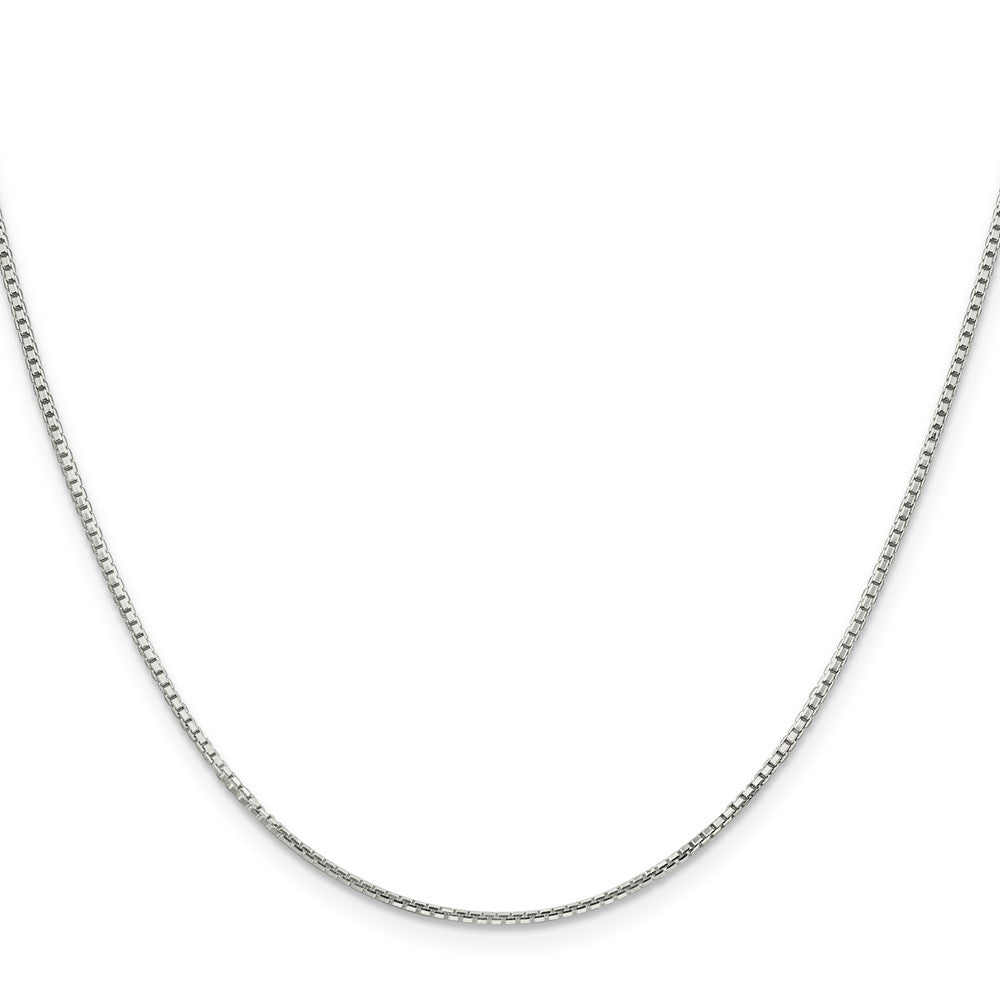 Sterling Silver 8 Sided Diamond-cut Box Chain