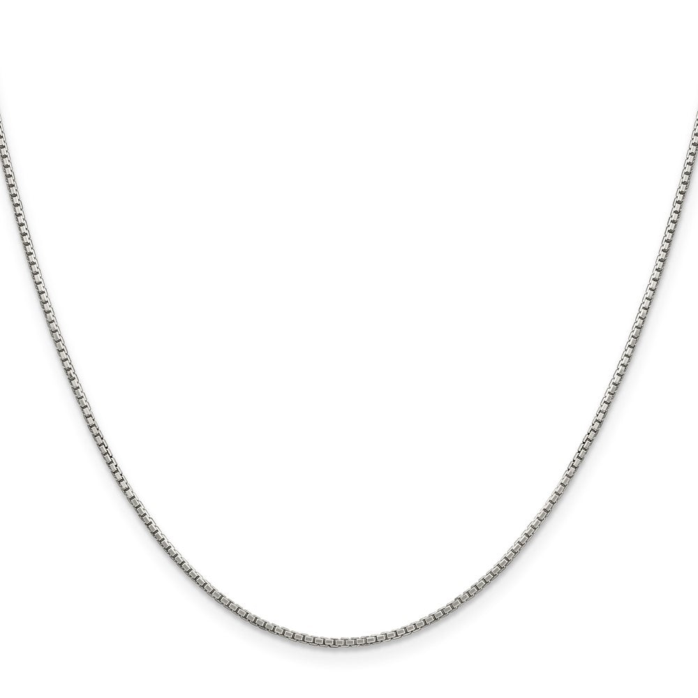 Sterling Silver 8 Sided Diamond-cut Box Chain