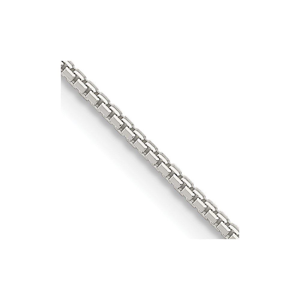 Sterling Silver 8 Sided Diamond-cut Box Chain