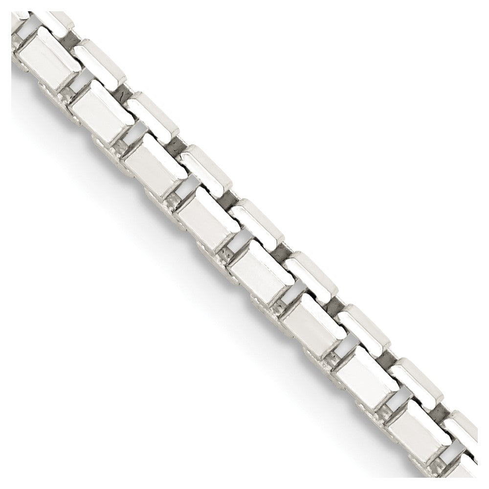 Sterling Silver 8 Sided Box Chain