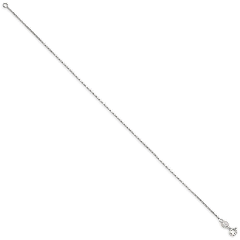 Sterling Silver Box Chain Anklet