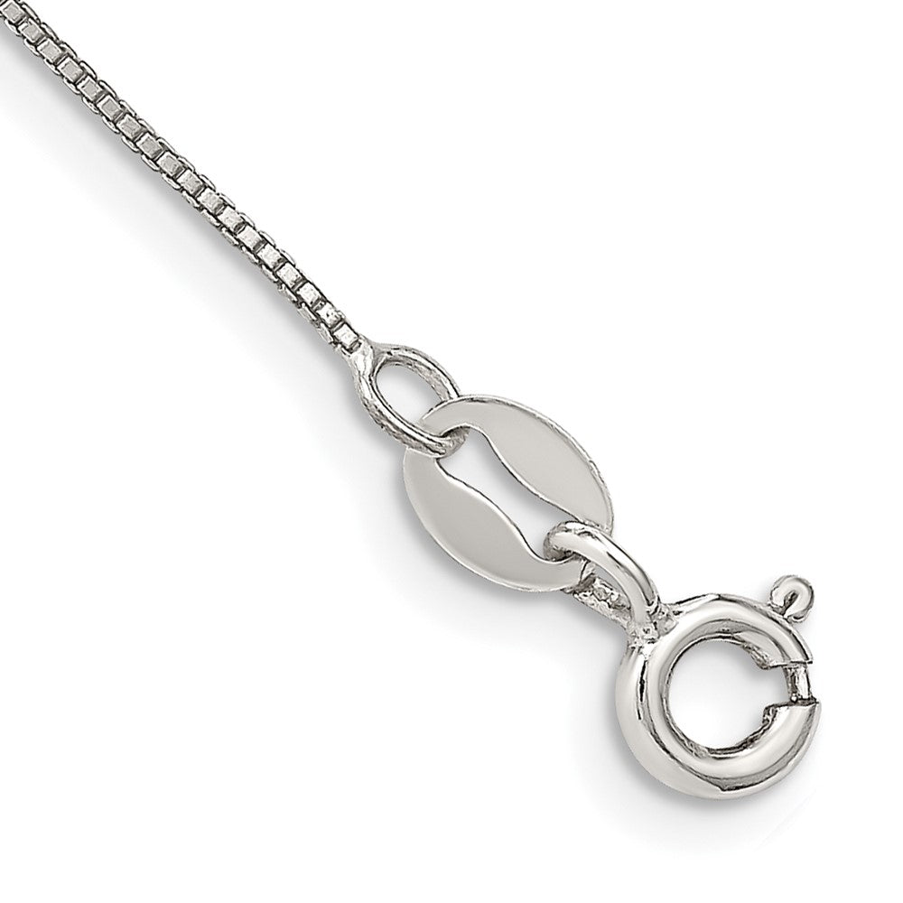 Sterling Silver Box Chain Anklet