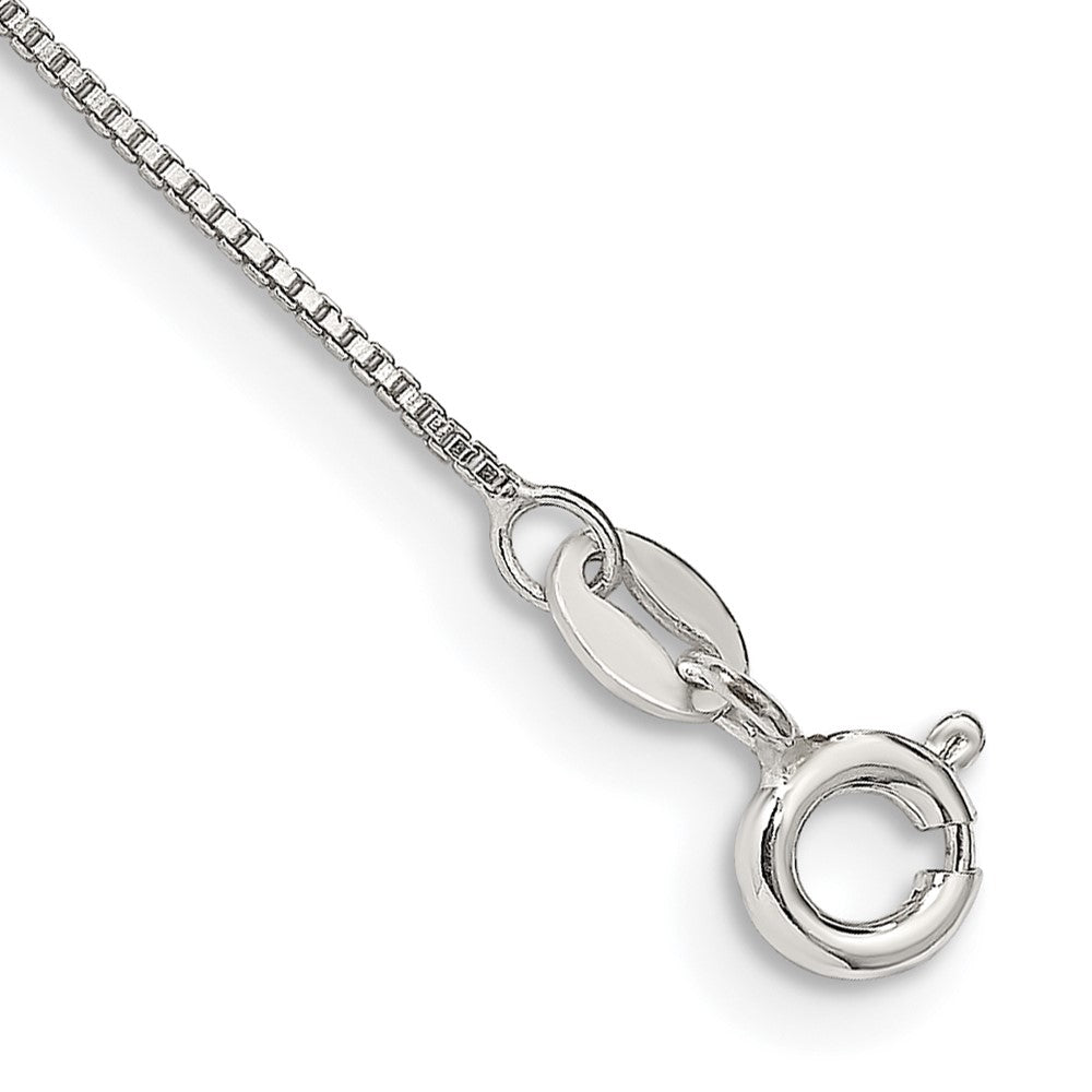 Sterling Silver Box Chain Anklet