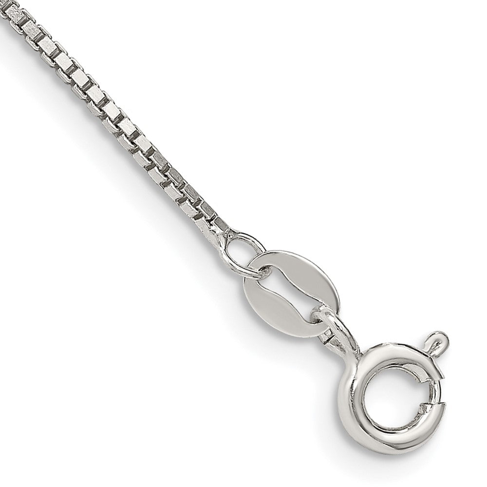 Sterling Silver Box Chain Anklet