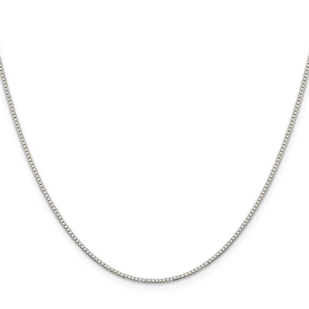 Sterling Silver Rhodium-plated Box Chain