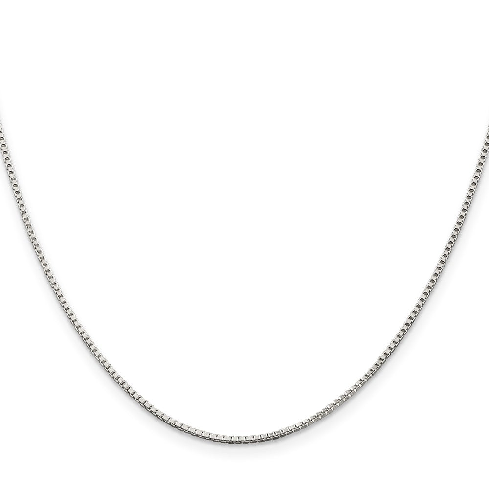 Sterling Silver Rhodium-plated Box Chain