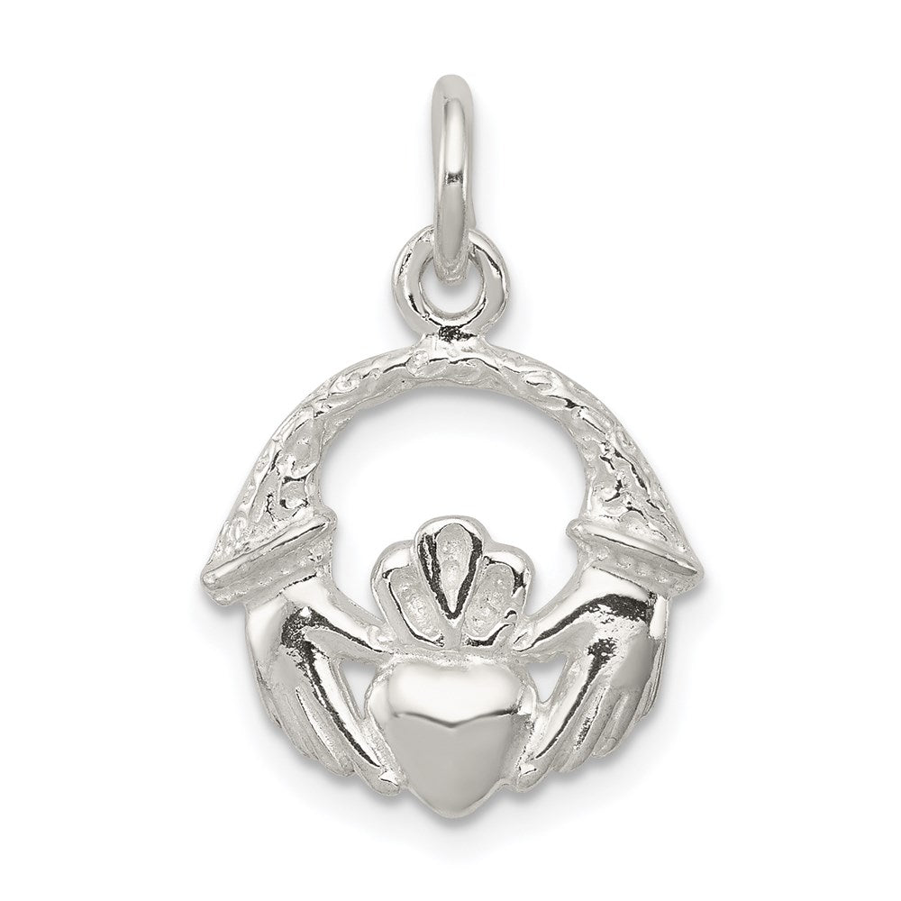 Sterling Silver Claddagh Charm