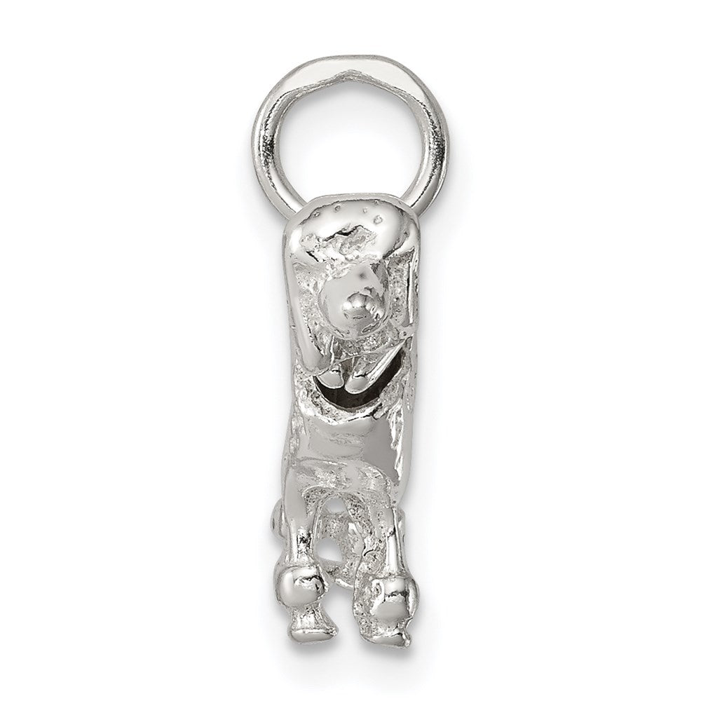 Sterling Silver Poodle Charm