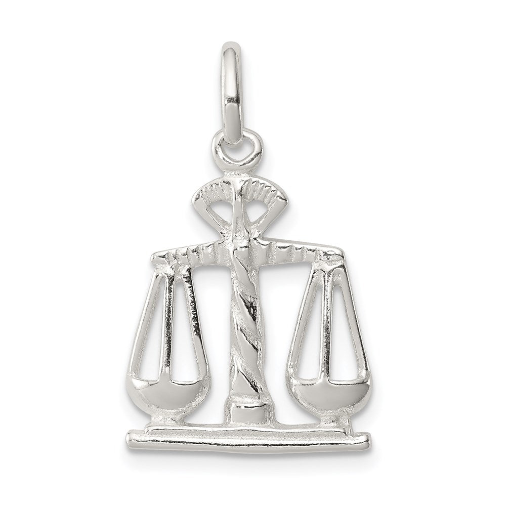 Sterling Silver Scales Of Justice Charm