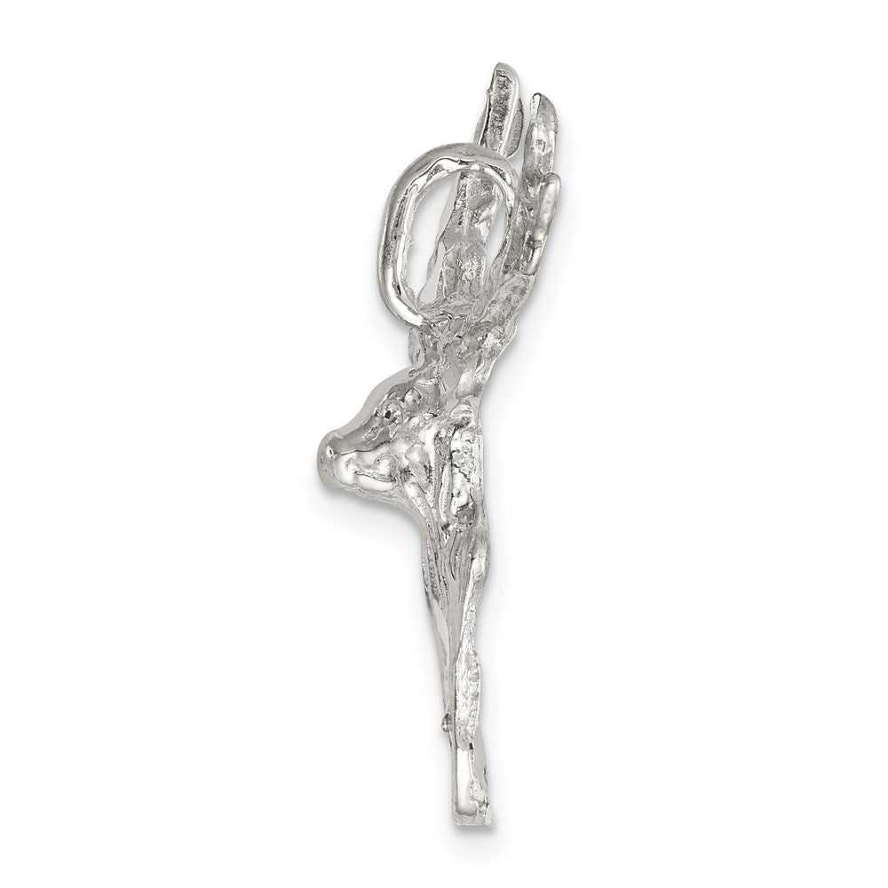 Sterling Silver Deer Head Charm