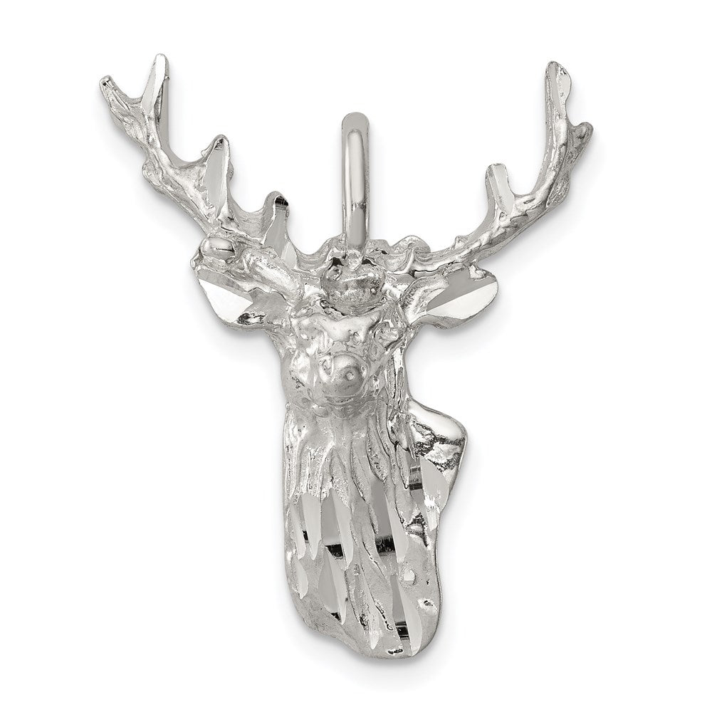 Sterling Silver Deer Head Charm