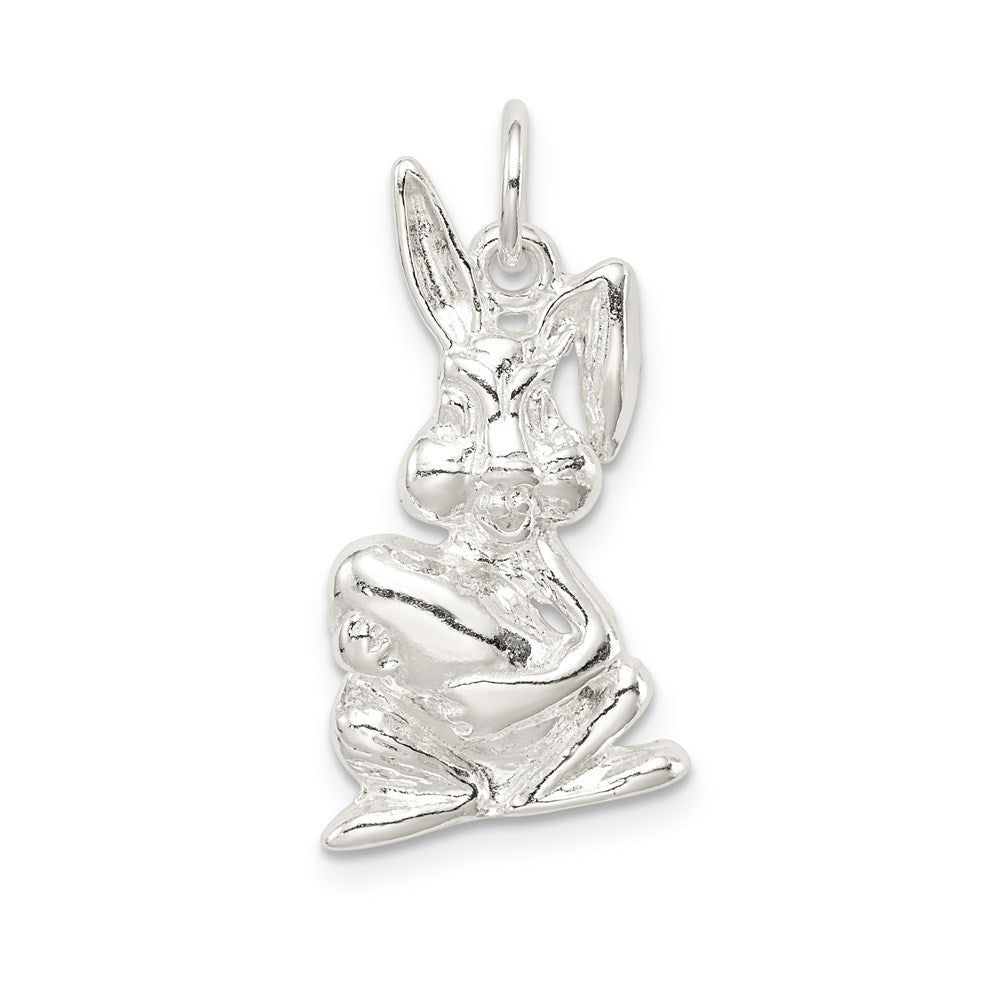 Sterling Silver Easter Bunny Charm