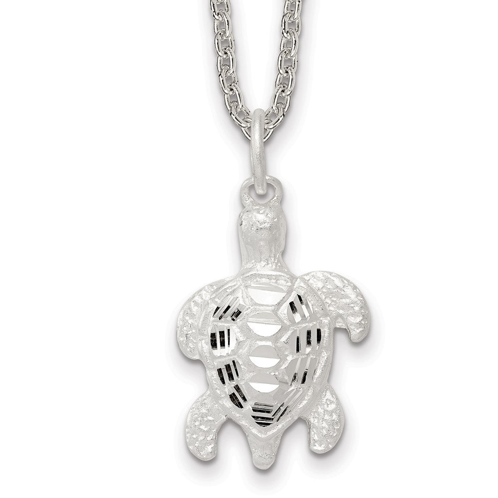 Sterling Silver Turtle Necklace