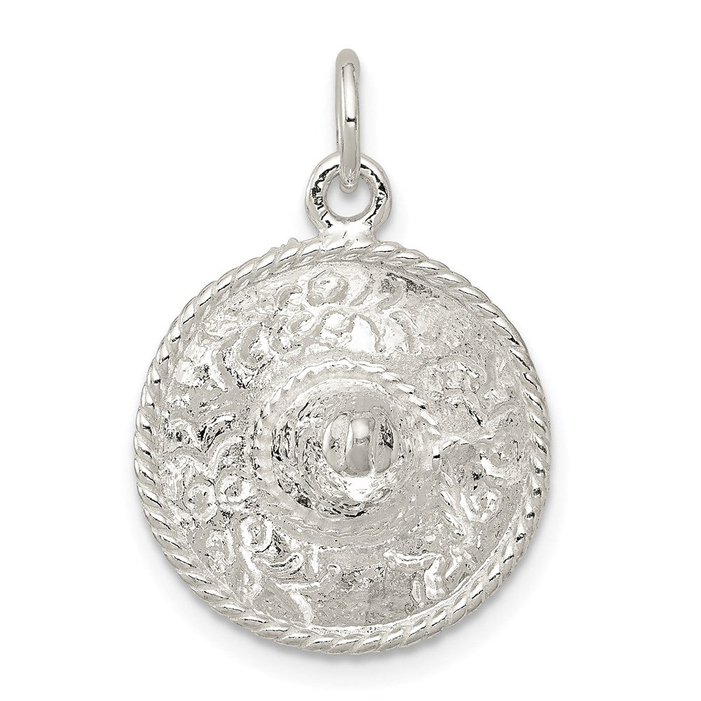 Sterling Silver Sombrero Charm