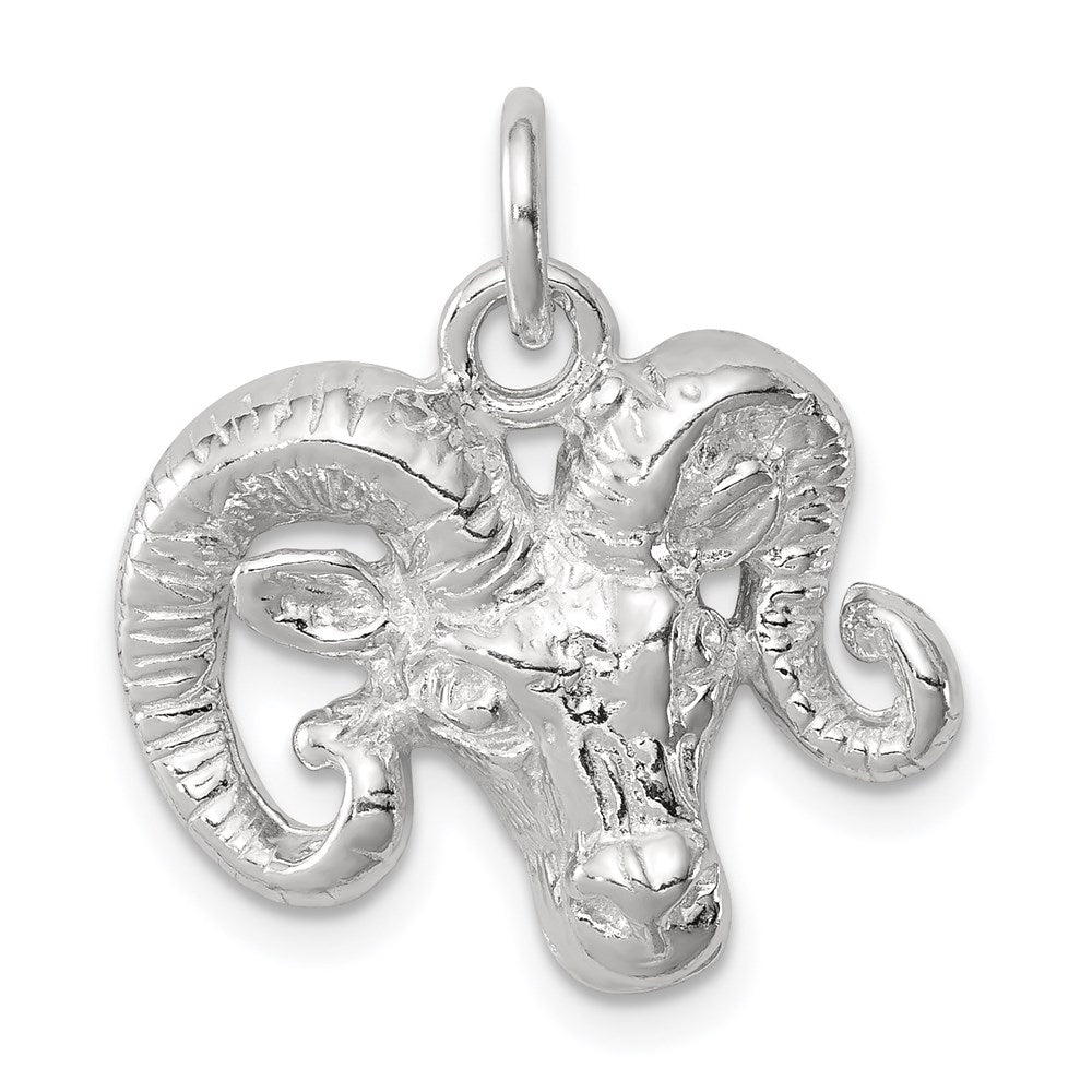 Sterling Silver Ram Charm