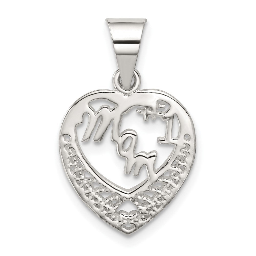 Sterling Silver # 1 Mom Charm