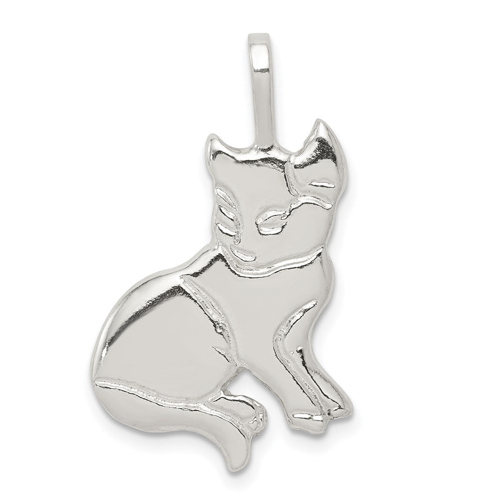 Sterling Silver Cat Charm