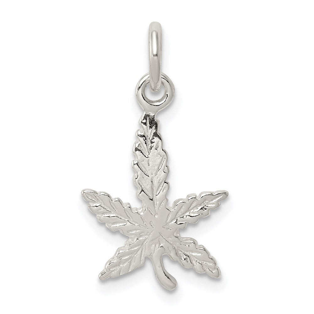 Sterling Silver Leaf Charm