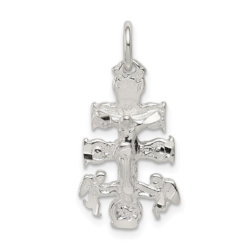 Sterling Silver Cara Vaca Crucifix Pendant