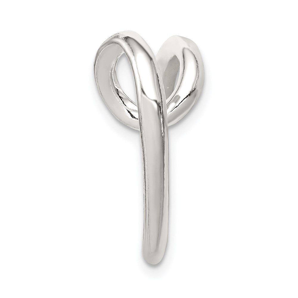 Sterling Silver Heart _Fits up to Cubetto- Slide Pendant