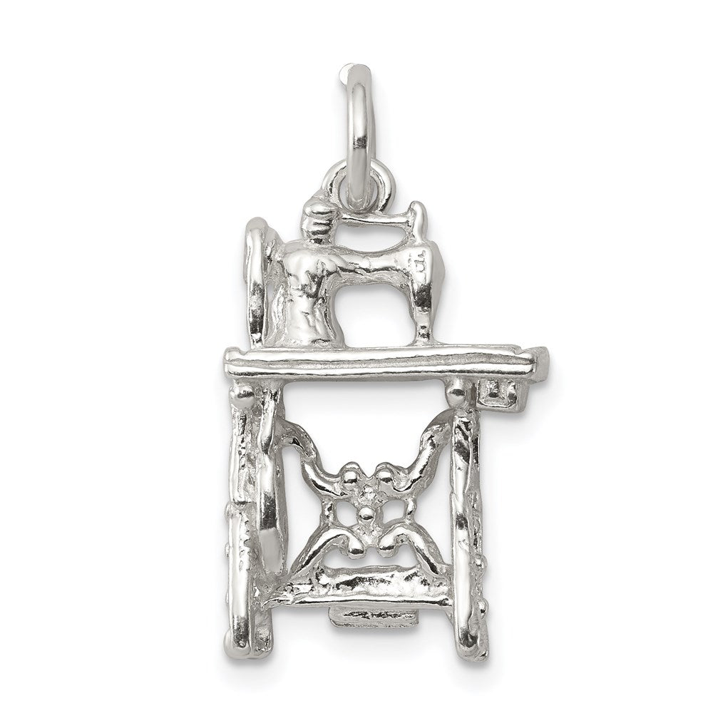 Sterling Silver Sewing Machine Charm