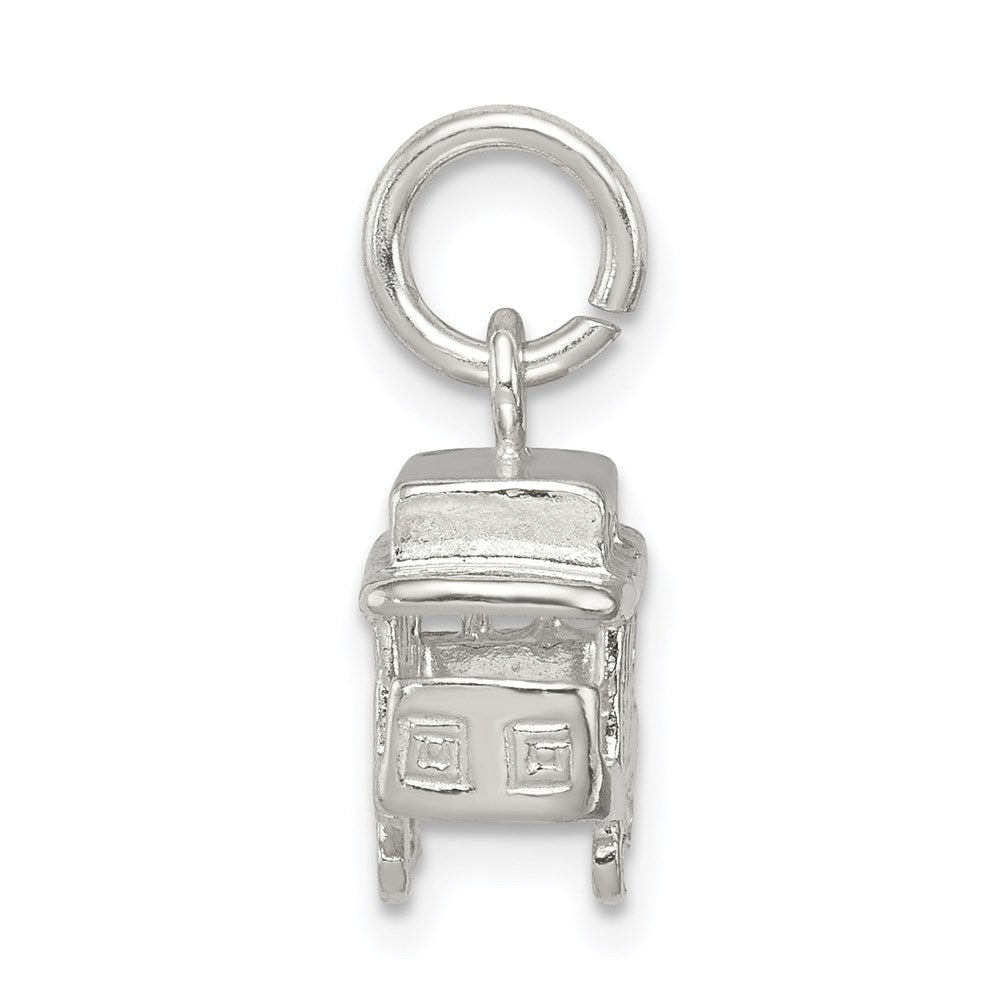 Sterling Silver Streetcar Charm