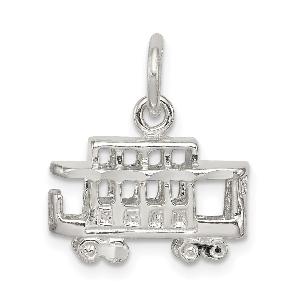 Sterling Silver Streetcar Charm