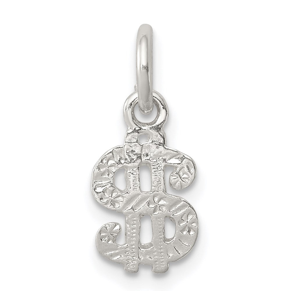 Sterling Silver Dollar Sign Charm