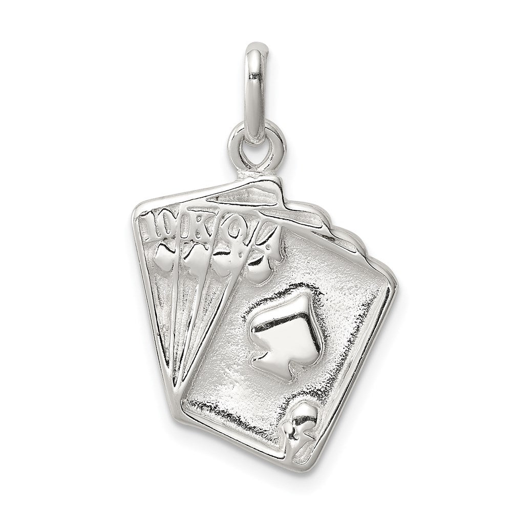 Sterling Silver Playing Card's Charm