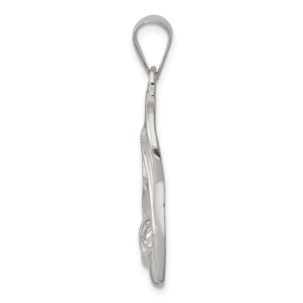 Sterling Silver Blessed Mary & Child Jesus Antique Finish Charm