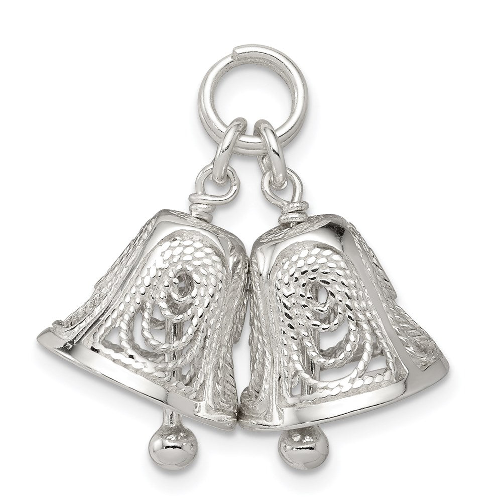 Sterling Silver Bells Charm