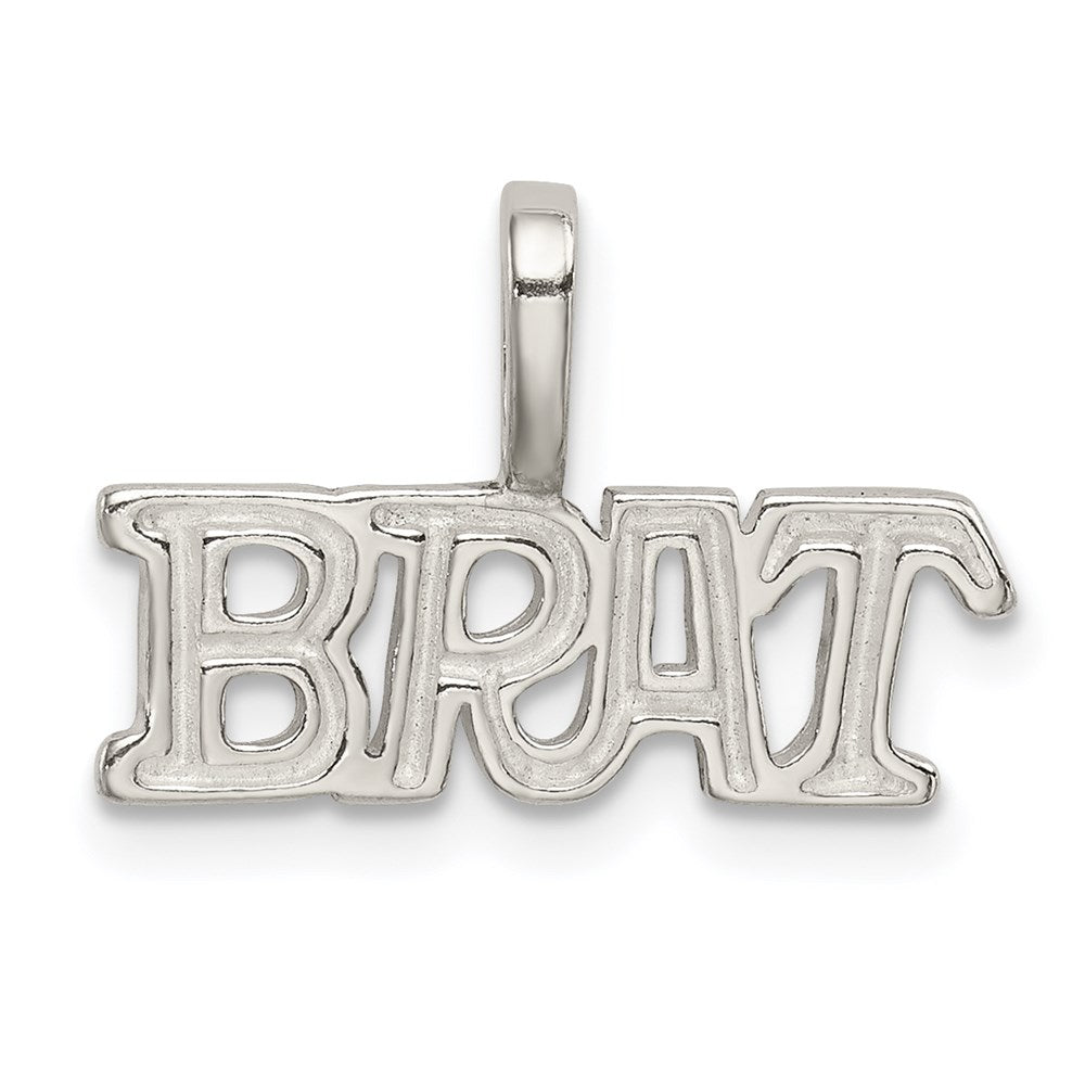 Sterling Silver Brat Pendant