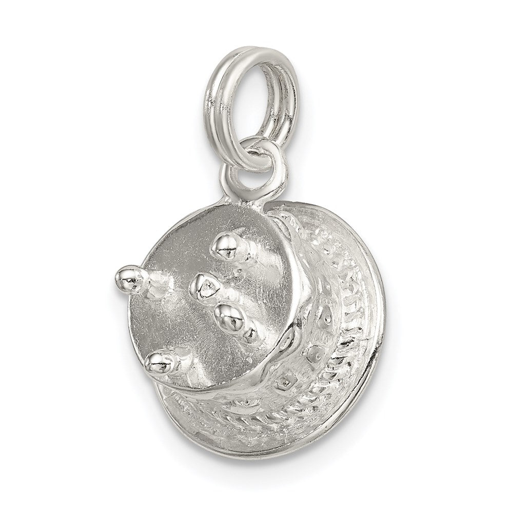 Sterling Silver Happy Birthday Cake Charm