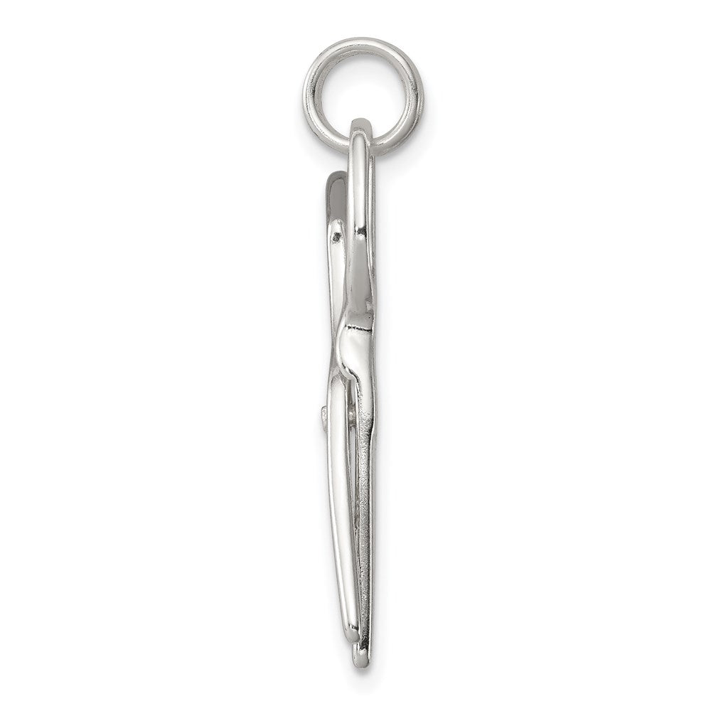 Sterling Silver Scissors Charm