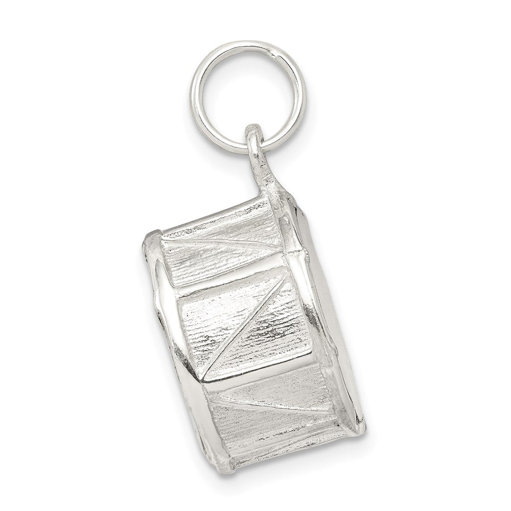 Sterling Silver Drum Charm