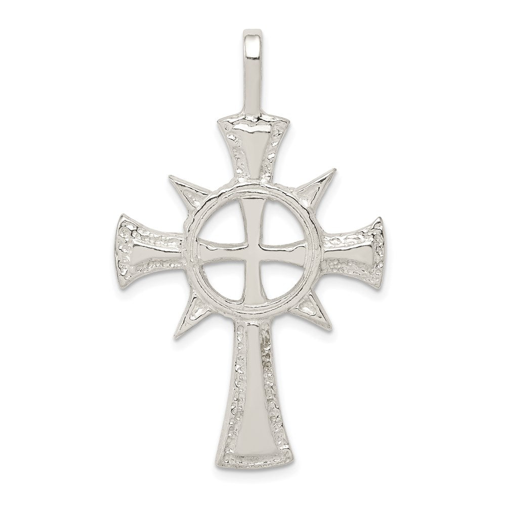 Sterling Silver Iona Cross Pendant