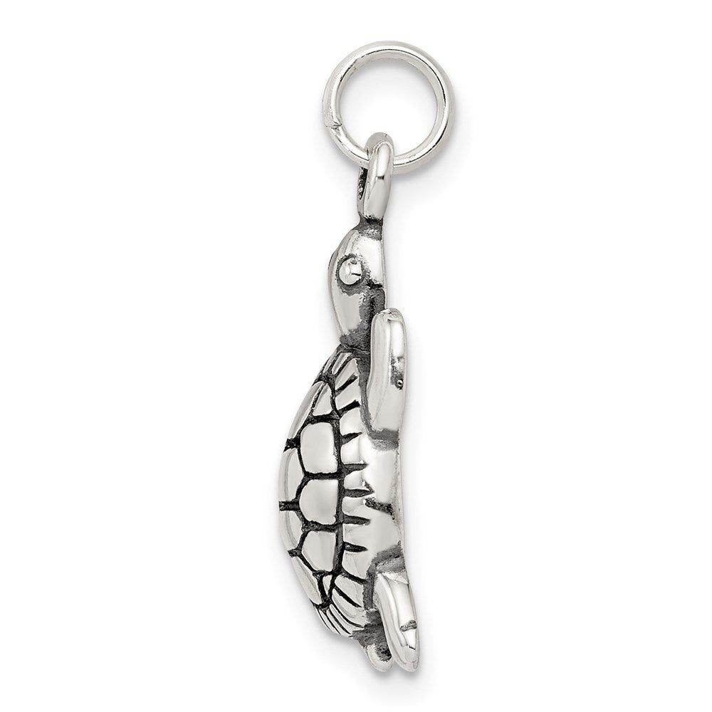 Sterling Silver Antique Turtle Charm