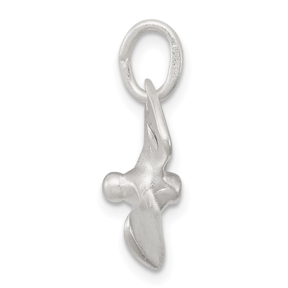 Sterling Silver 3D D/C Boat Propeller Charm