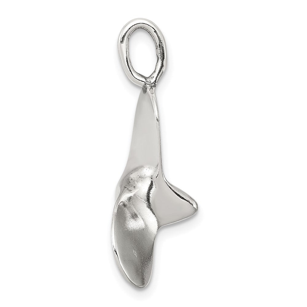 Sterling Silver 3D Antiqued Large Boat Propeller Charm