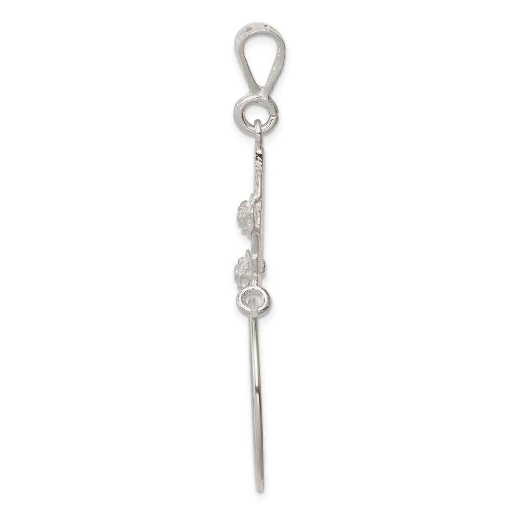 Sterling Silver #1 Mom Charm Holder