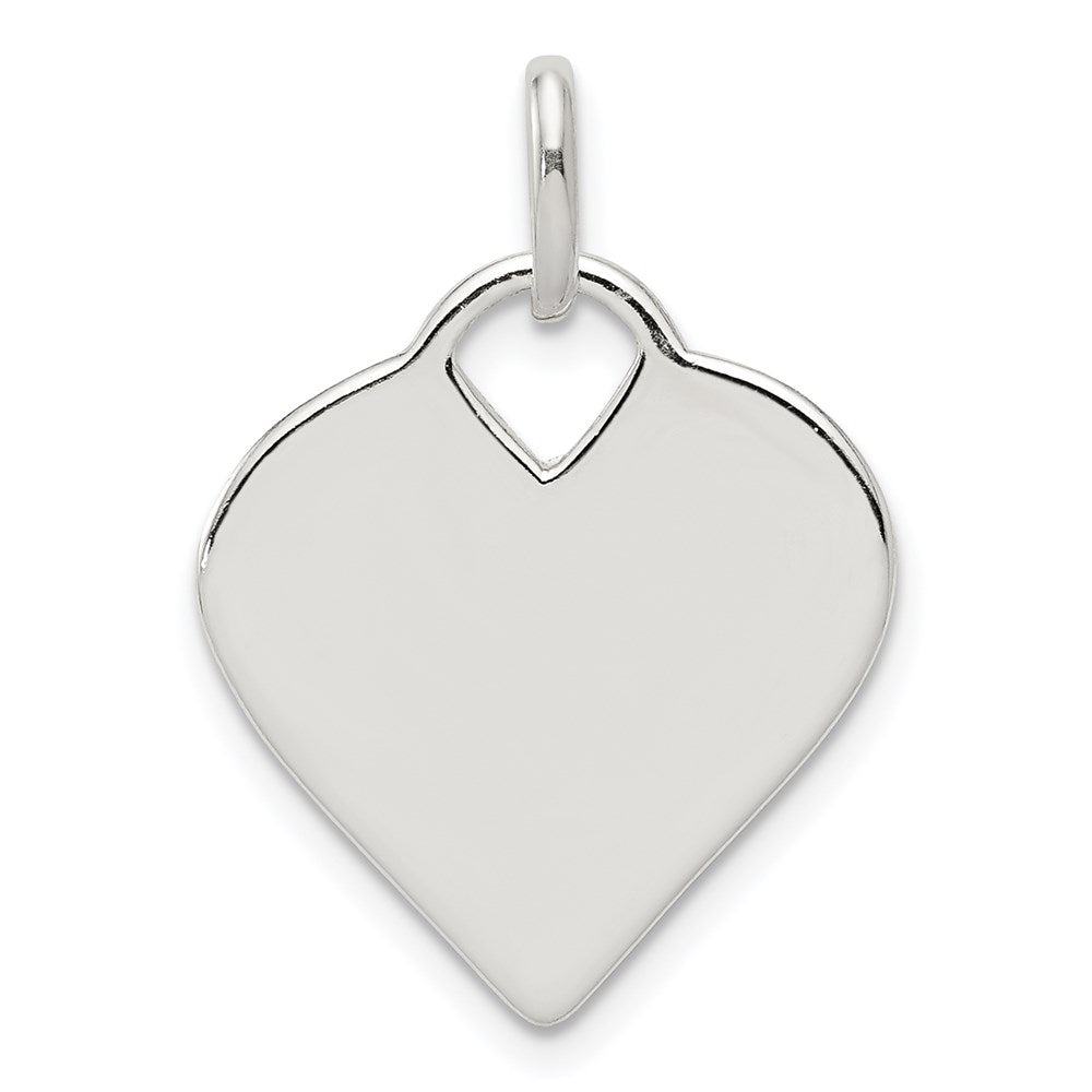 Sterling Silver Polished Heart Charm