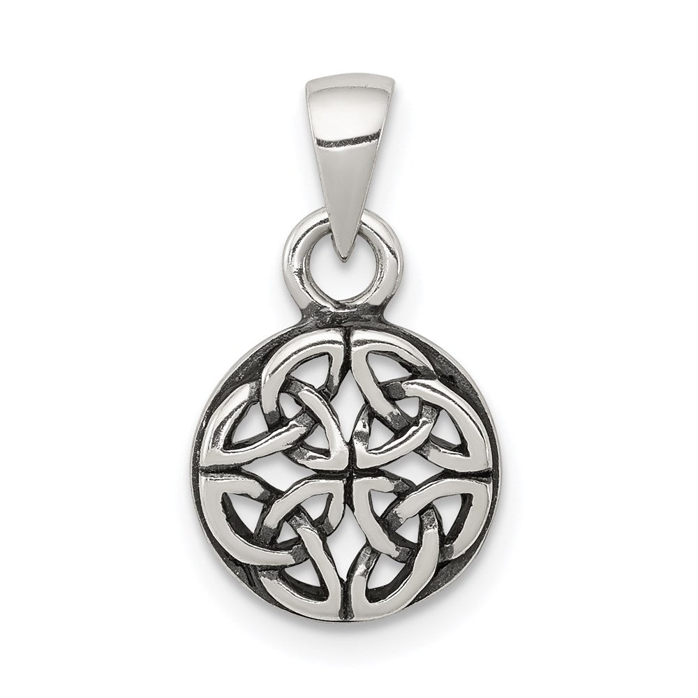 Sterling Silver Antiqued Celtic Pendant