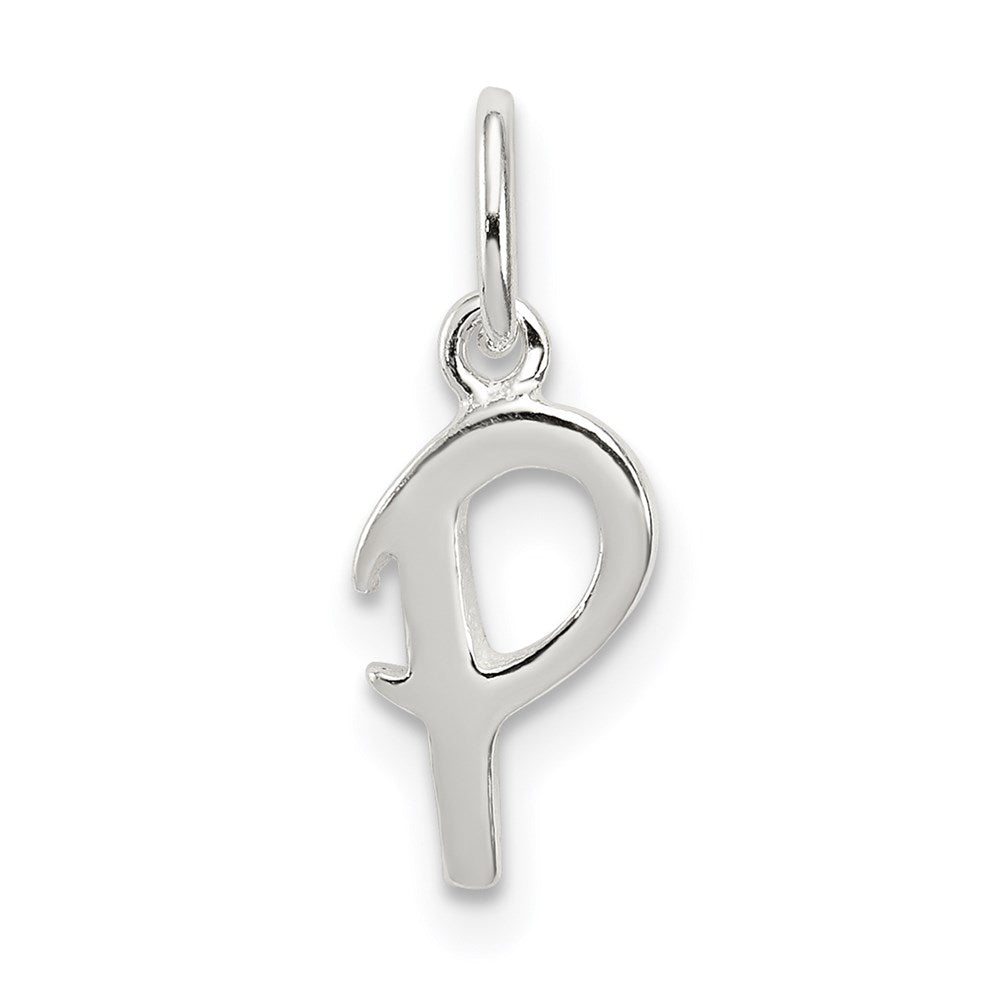 Sterling Silver Letter P Initial Charm