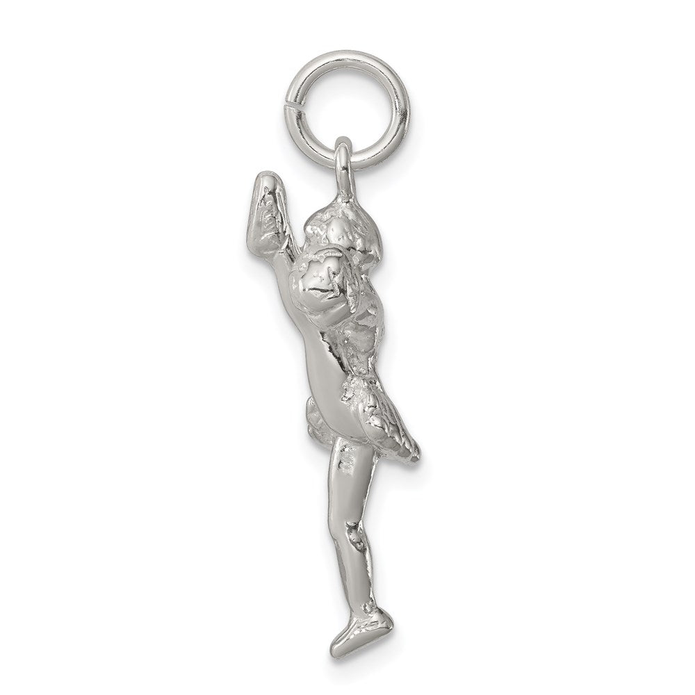 Sterling Silver Cheerleader Charm