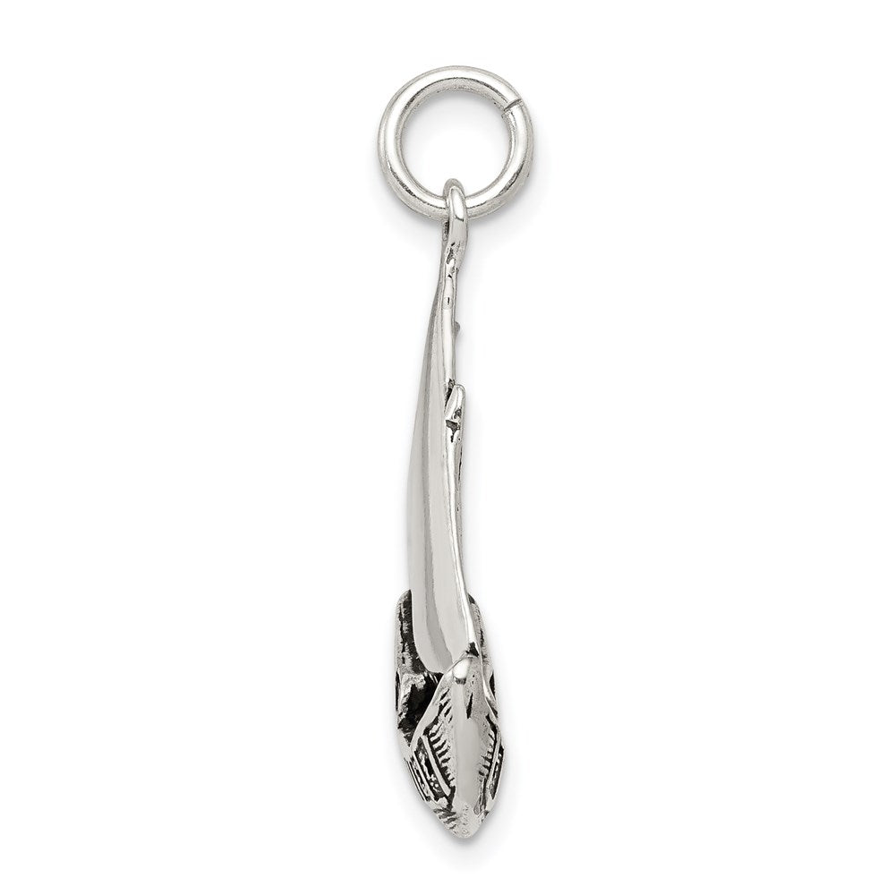 Sterling Silver Antiqued Boat Charm